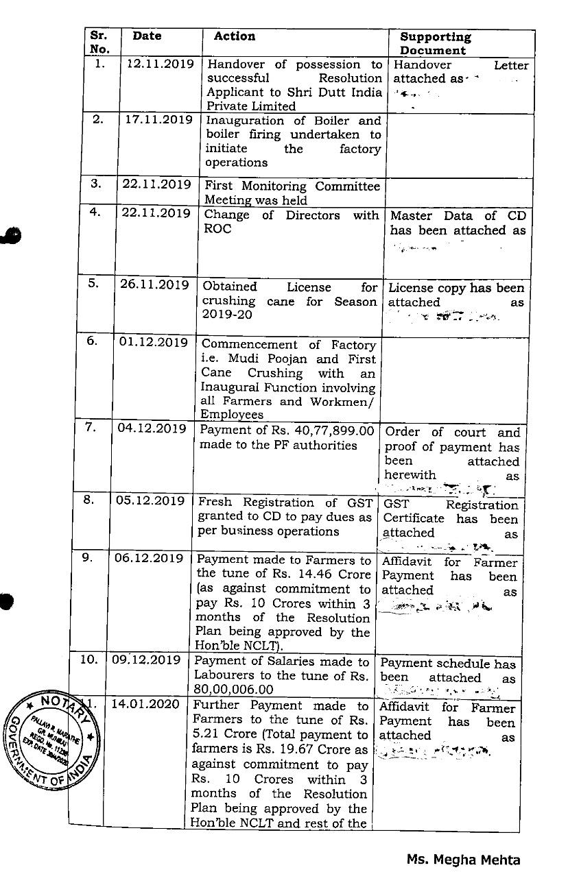 Exhibit reproduced from the original judgment