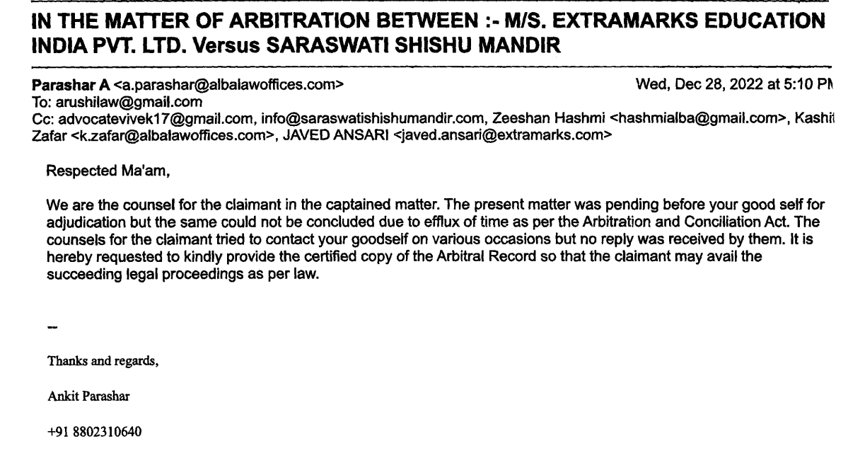 Exhibit reproduced from the original judgment