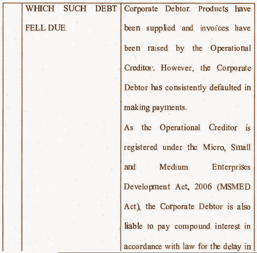 Exhibit reproduced from the original judgment