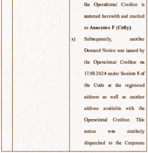 Exhibit reproduced from the original judgment