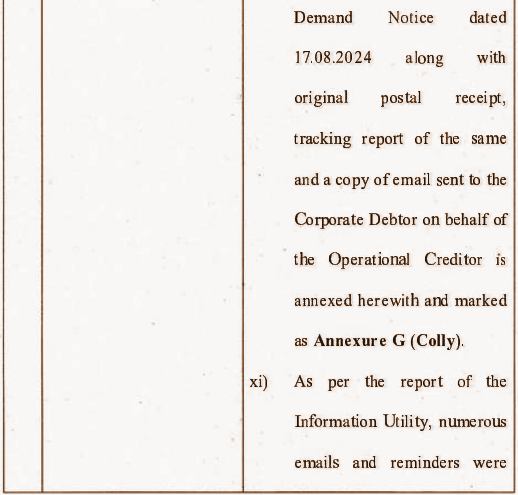 Exhibit reproduced from the original judgment