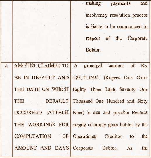 Exhibit reproduced from the original judgment