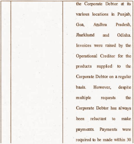 Exhibit reproduced from the original judgment