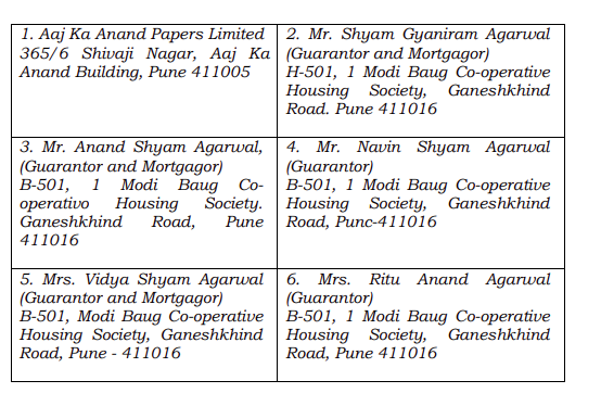 Exhibit reproduced from the original judgment