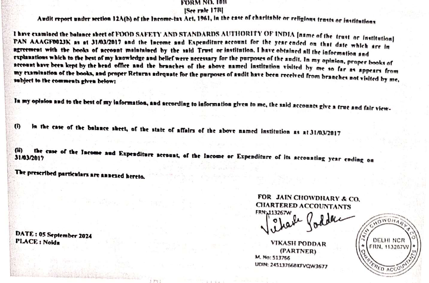 Exhibit reproduced from the original judgment