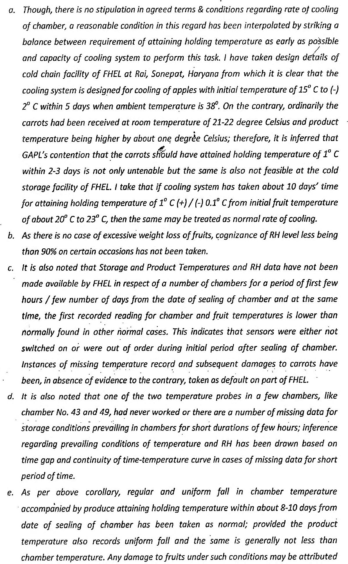 Exhibit reproduced from the original judgment