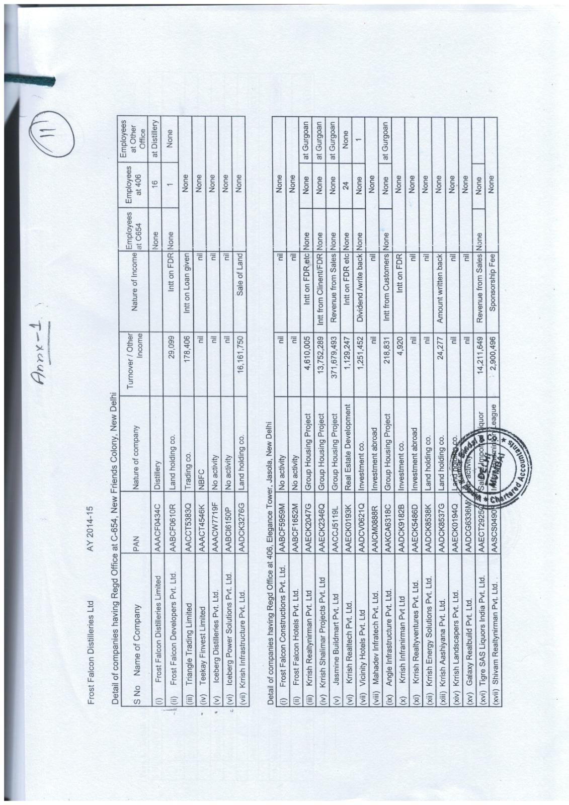 Exhibit reproduced from the original judgment