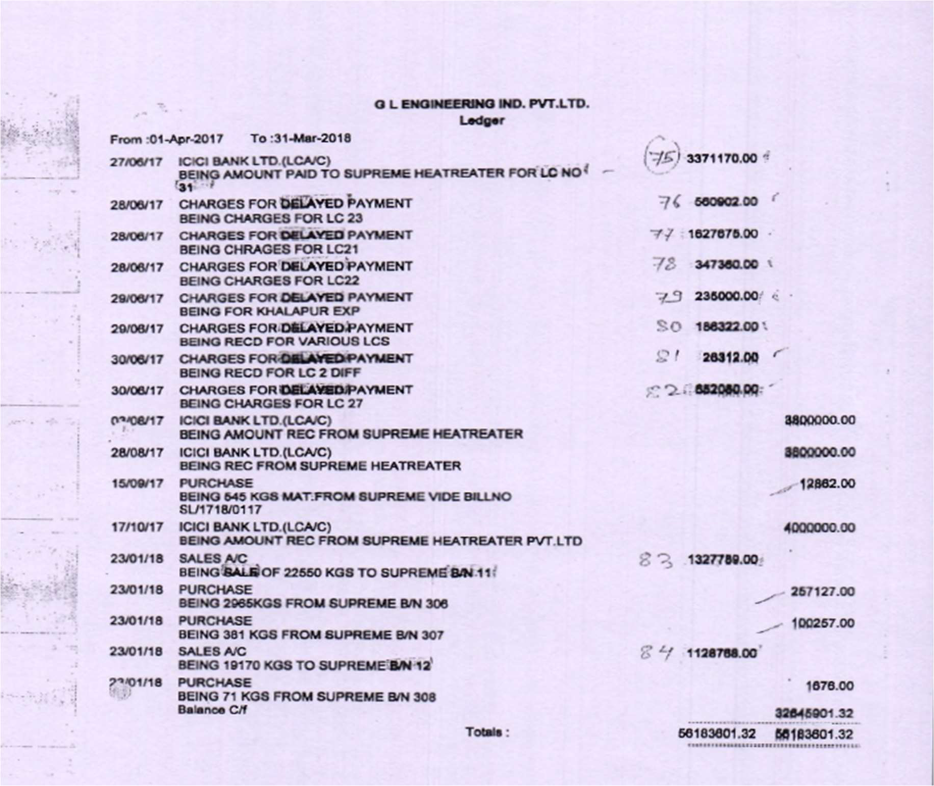 Exhibit reproduced from the original judgment