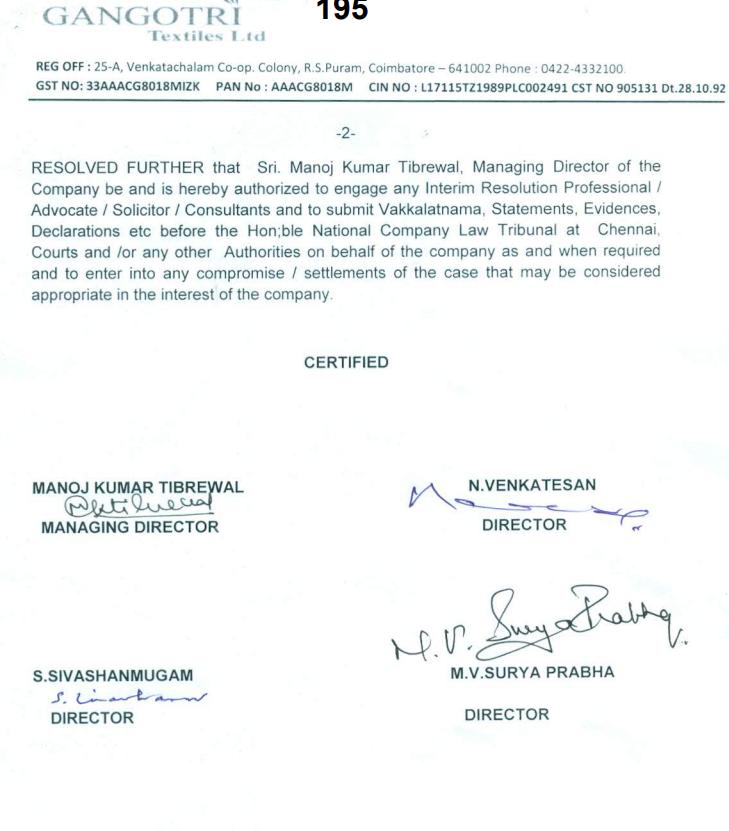 Exhibit reproduced from the original judgment