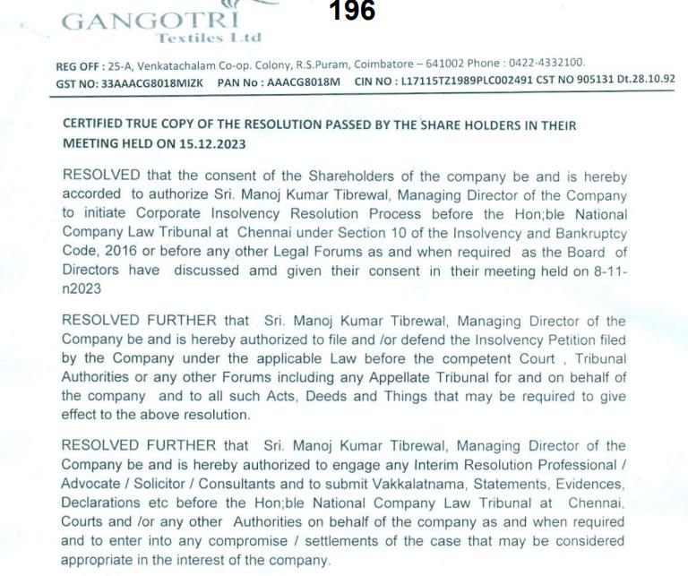 Exhibit reproduced from the original judgment