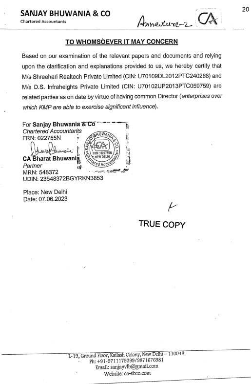 Exhibit reproduced from the original judgment