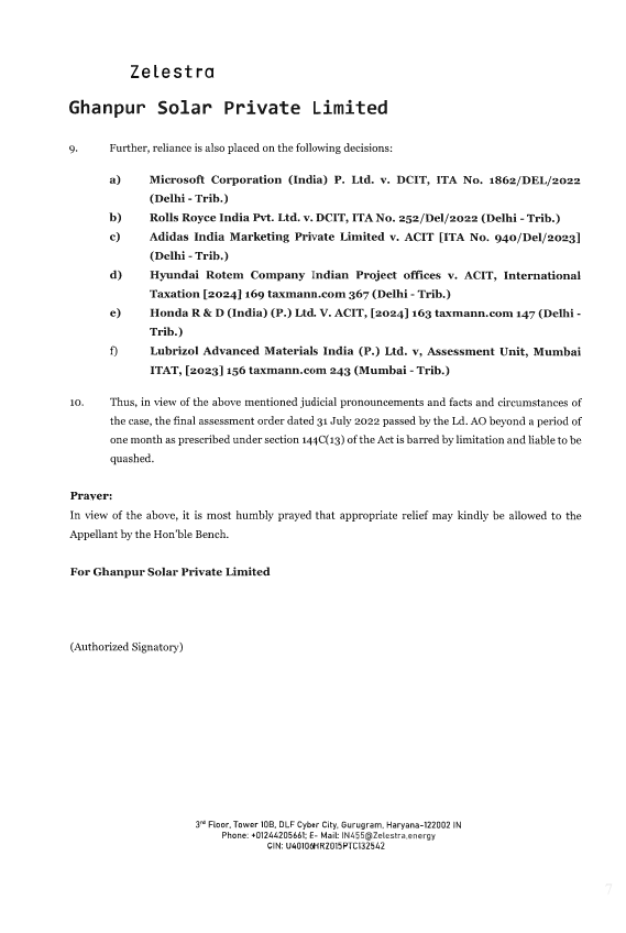 Exhibit reproduced from the original judgment