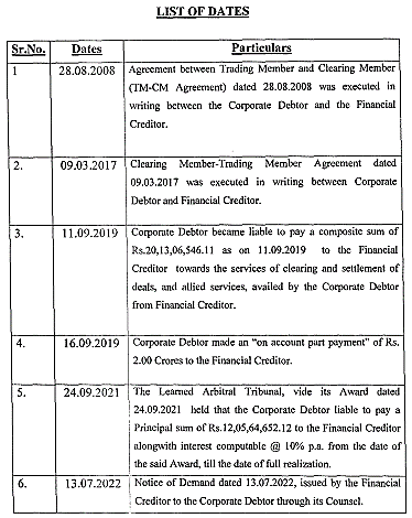 Exhibit reproduced from the original judgment