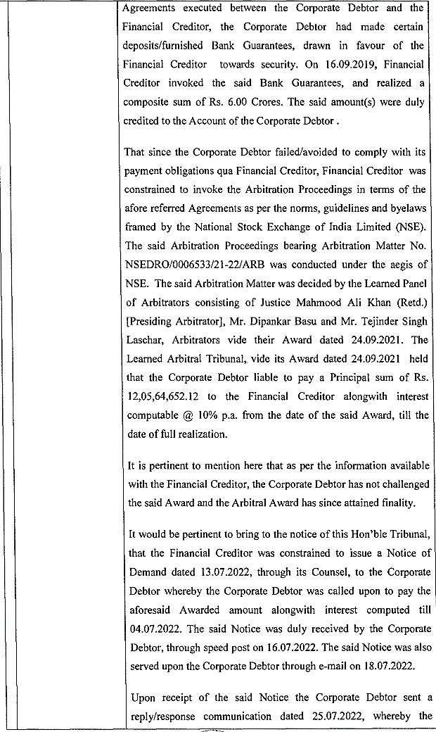 Exhibit reproduced from the original judgment
