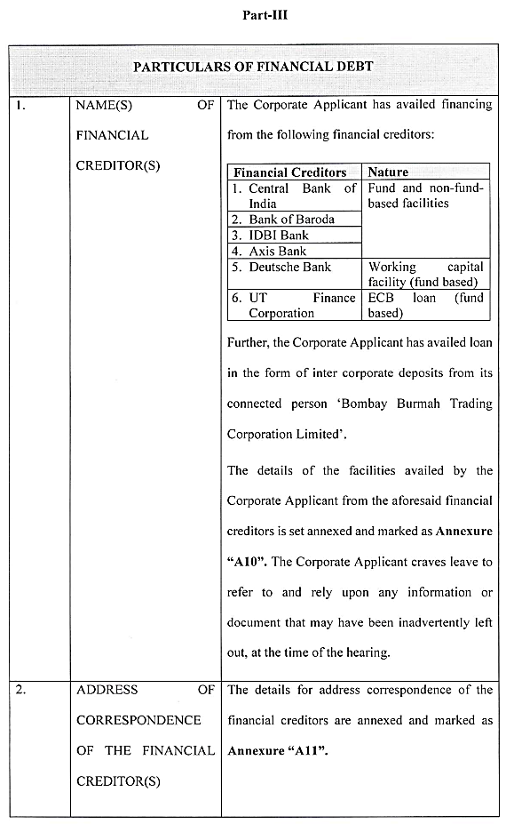 Exhibit reproduced from the original judgment