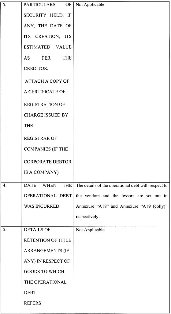 Exhibit reproduced from the original judgment