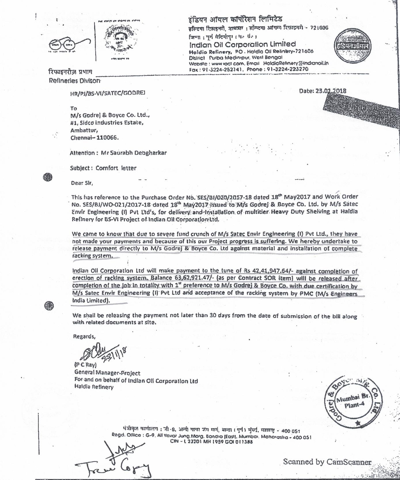 Exhibit reproduced from the original judgment