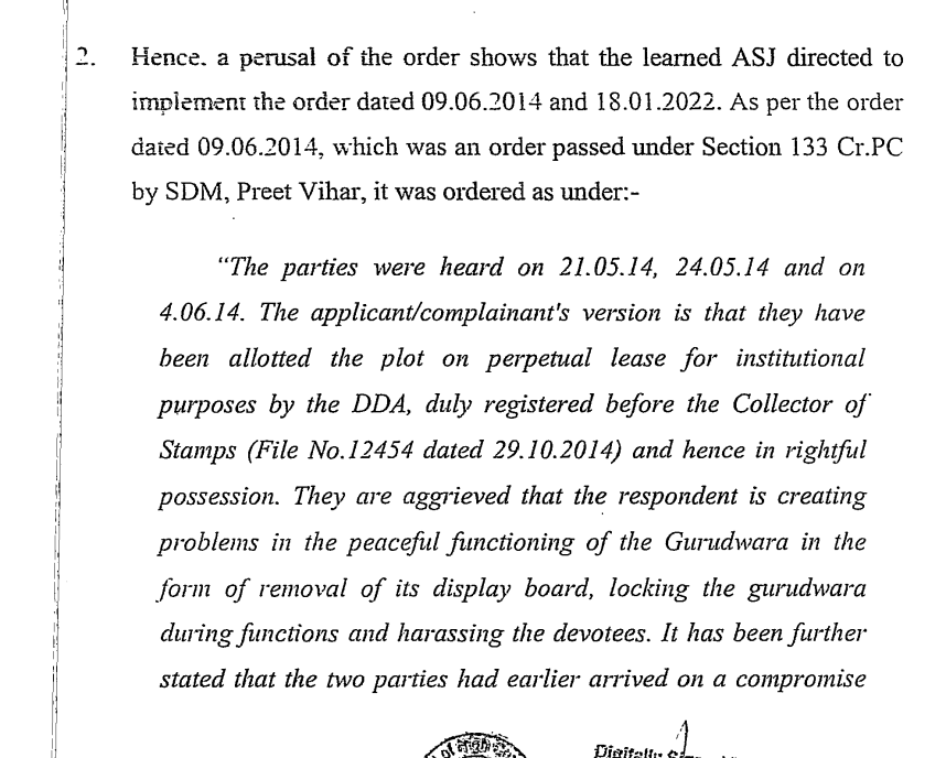 Exhibit reproduced from the original judgment