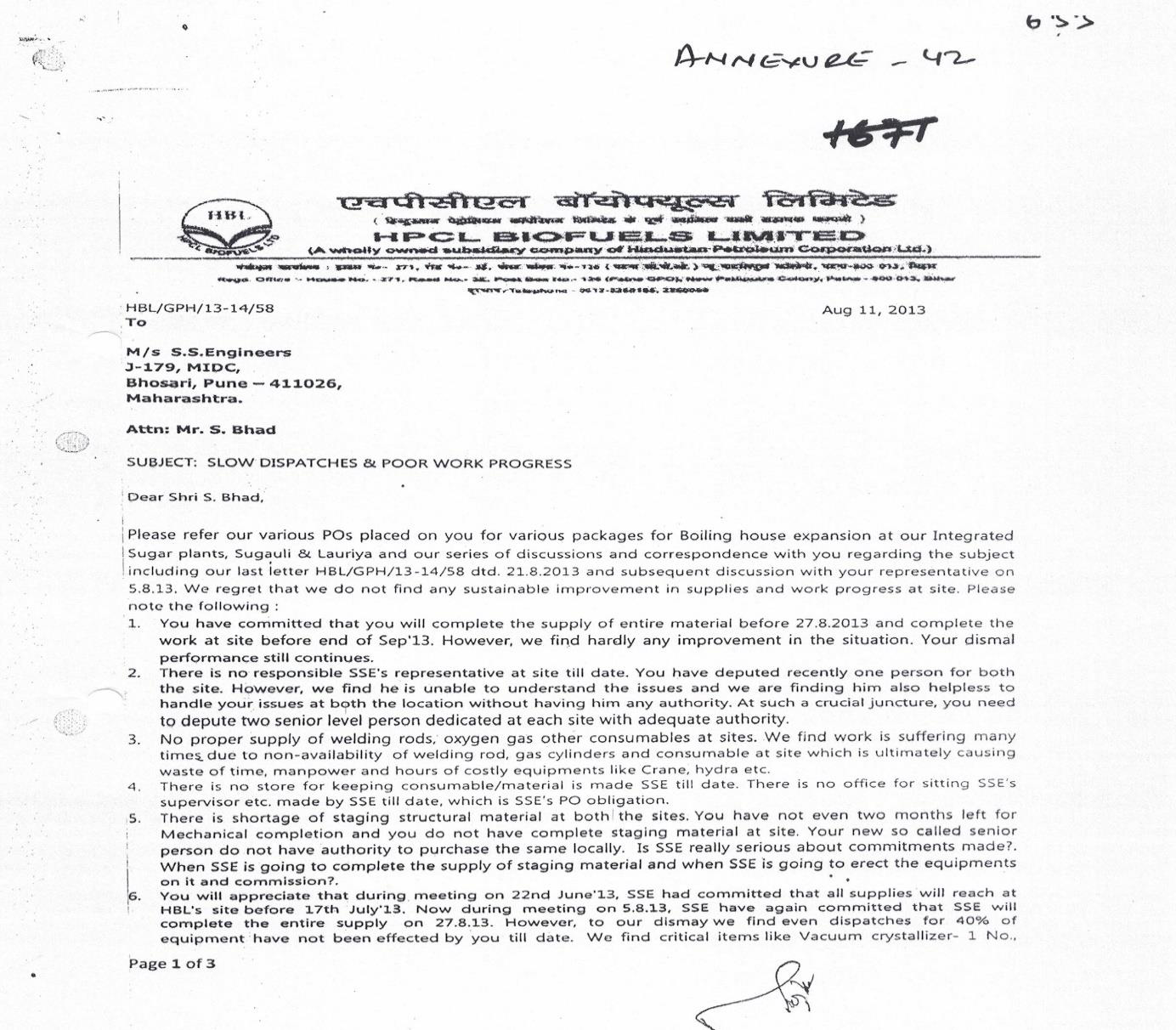 Exhibit reproduced from the original judgment