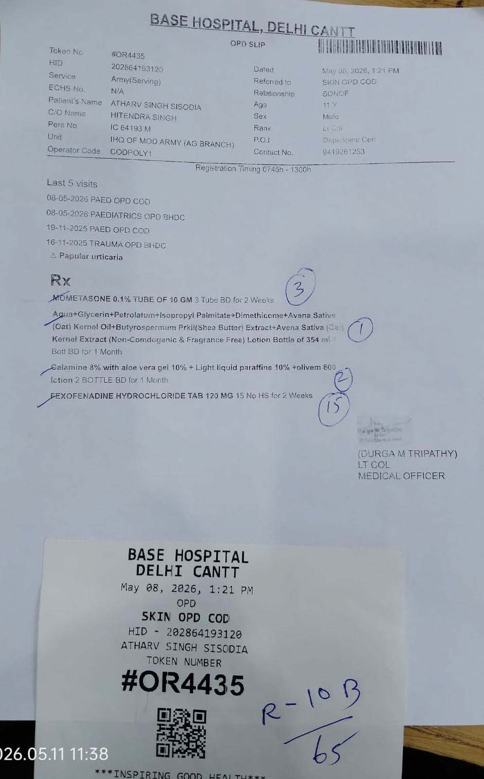 Exhibit reproduced from the original judgment