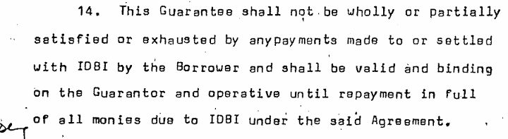 Exhibit reproduced from the original judgment
