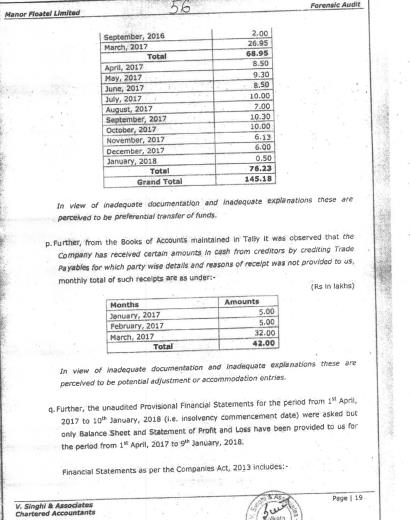 Exhibit reproduced from the original judgment