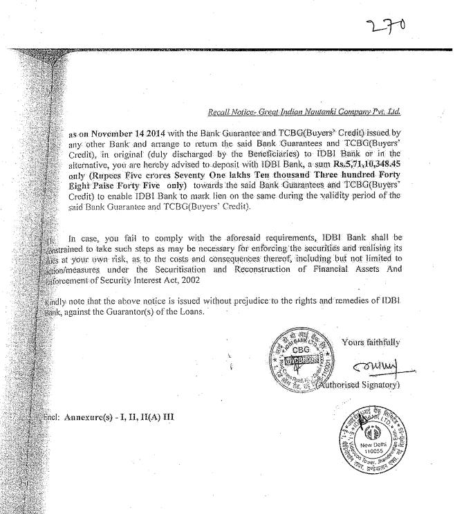 Exhibit reproduced from the original judgment