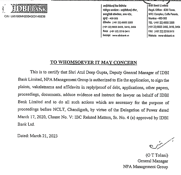 Exhibit reproduced from the original judgment
