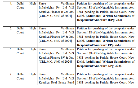 Exhibit reproduced from the original judgment