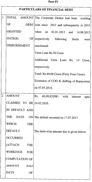 Exhibit reproduced from the original judgment