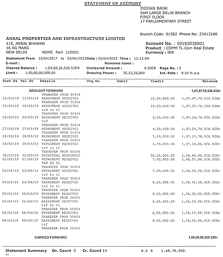 Exhibit reproduced from the original judgment