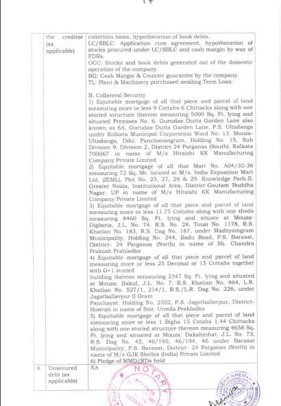 Exhibit reproduced from the original judgment