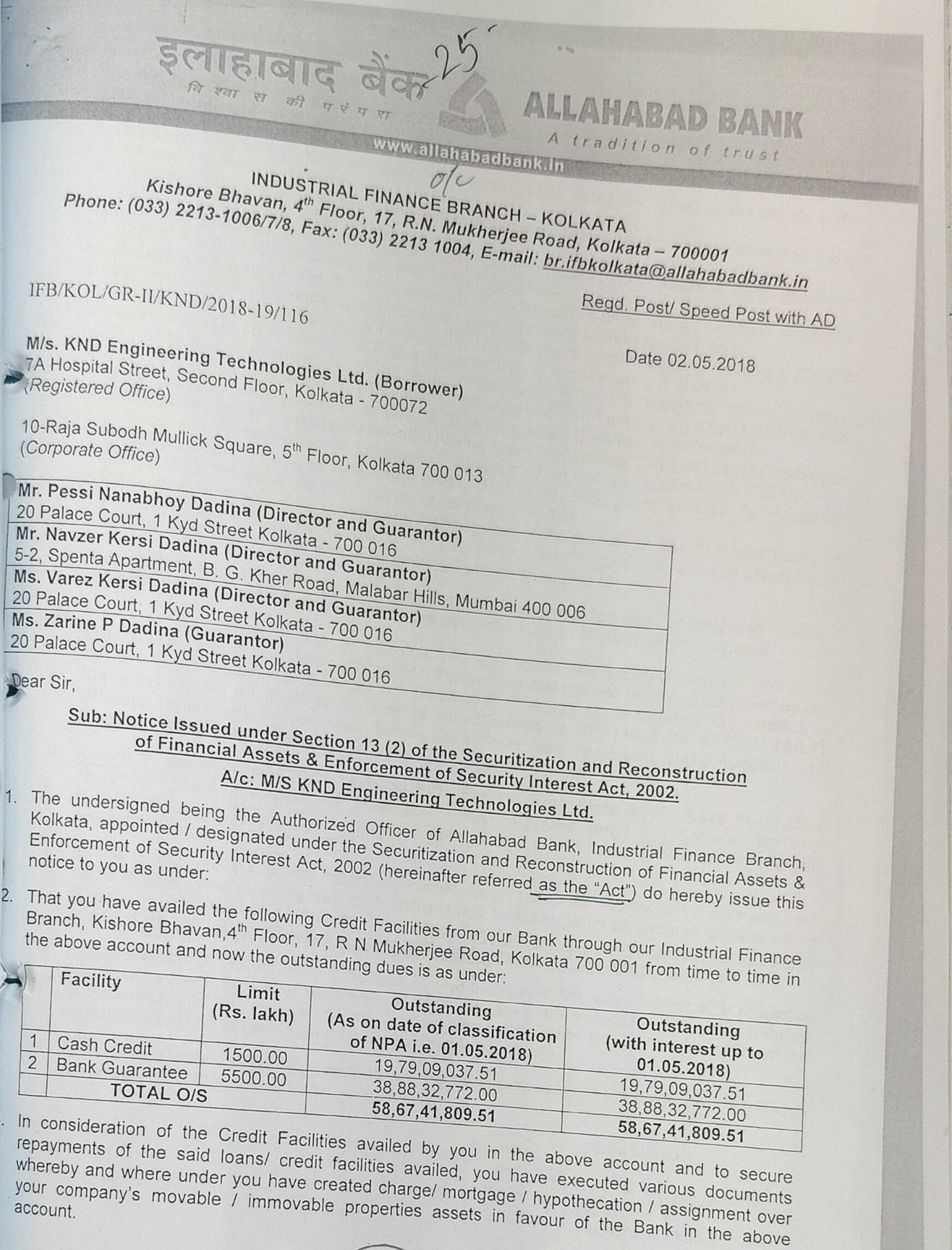 Exhibit reproduced from the original judgment
