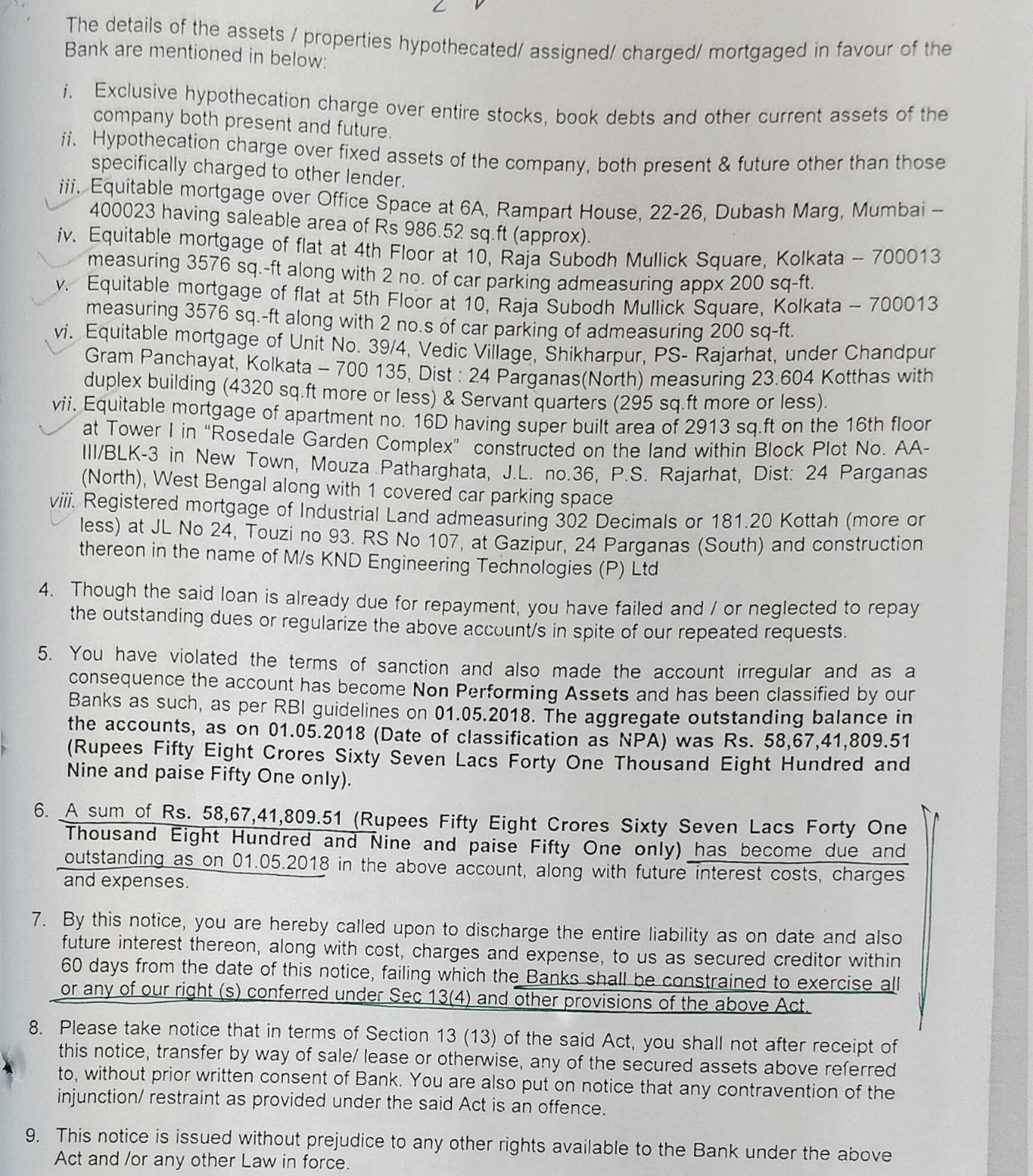 Exhibit reproduced from the original judgment