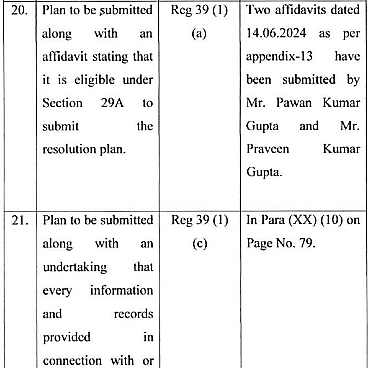 Exhibit reproduced from the original judgment