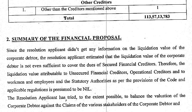 Exhibit reproduced from the original judgment