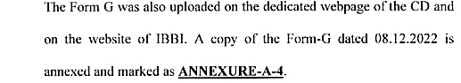 Exhibit reproduced from the original judgment
