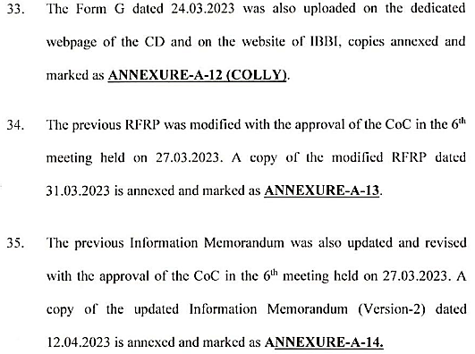 Exhibit reproduced from the original judgment