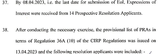 Exhibit reproduced from the original judgment