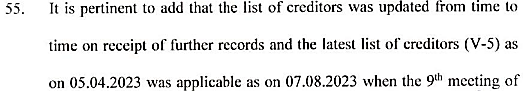 Exhibit reproduced from the original judgment