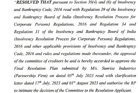 Exhibit reproduced from the original judgment