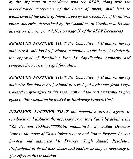 Exhibit reproduced from the original judgment
