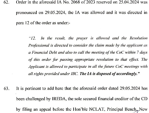 Exhibit reproduced from the original judgment