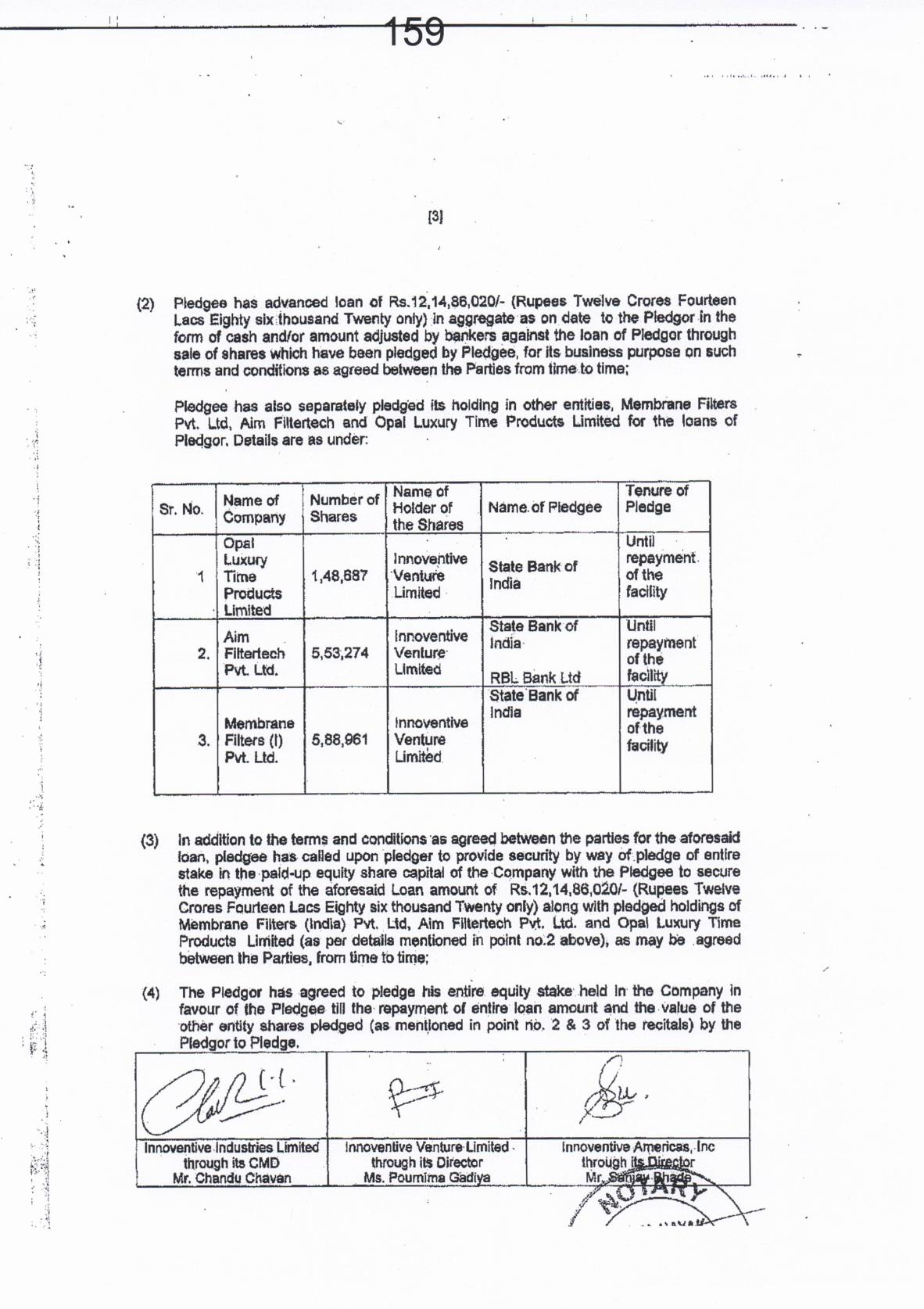 Exhibit reproduced from the original judgment