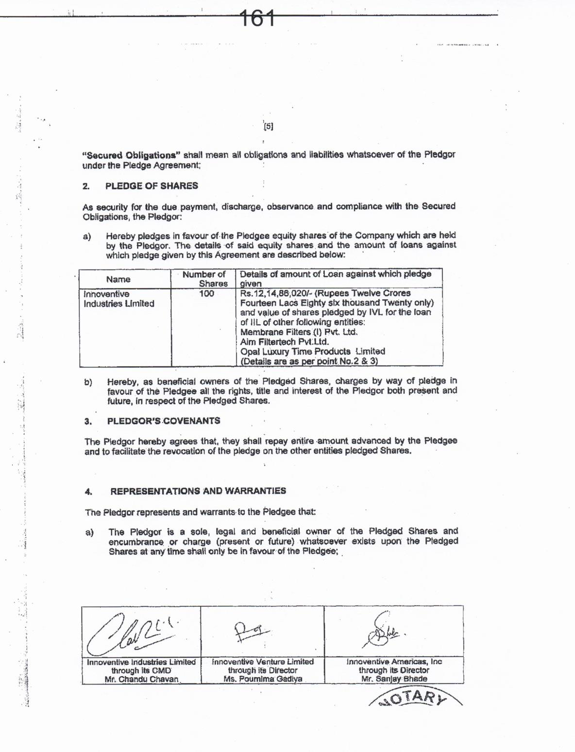 Exhibit reproduced from the original judgment