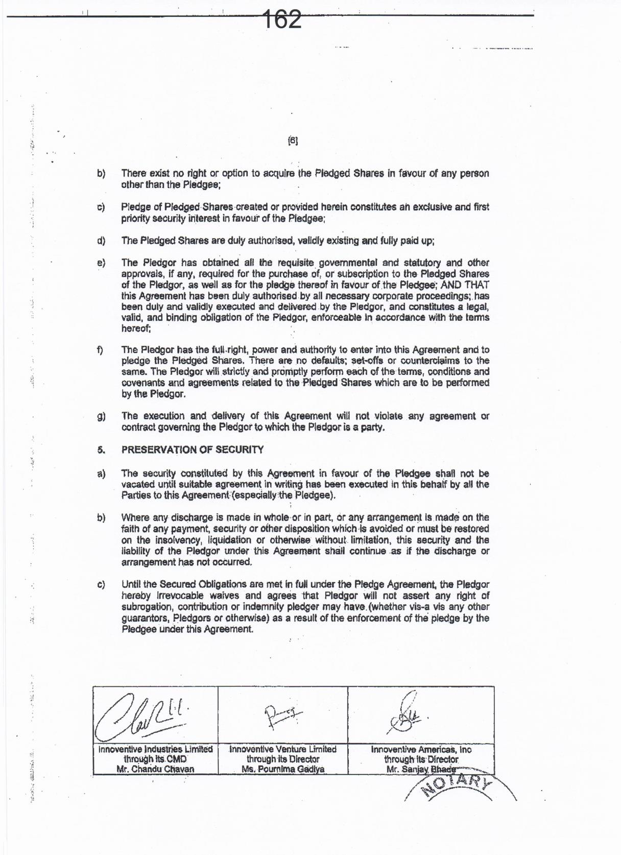 Exhibit reproduced from the original judgment