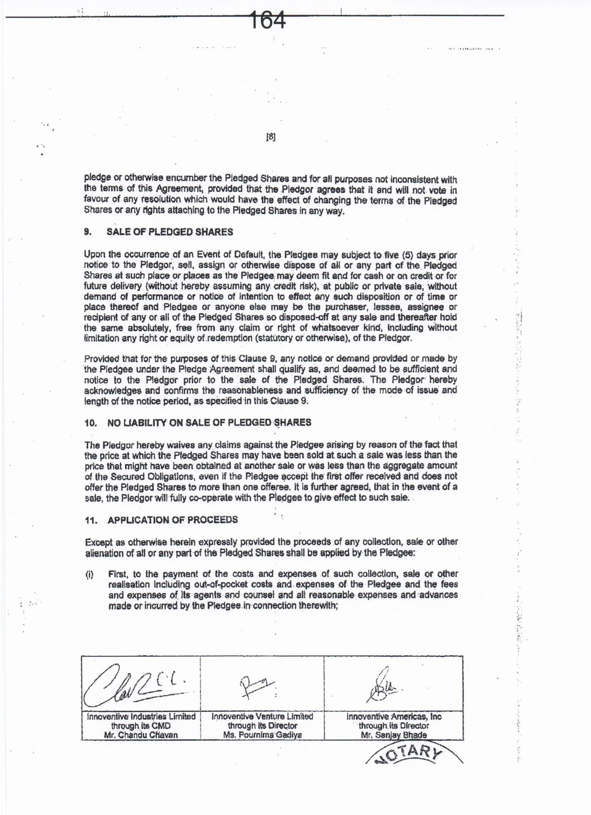 Exhibit reproduced from the original judgment