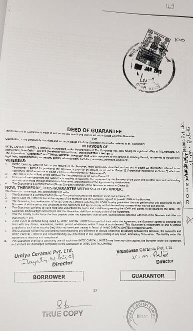 Exhibit reproduced from the original judgment