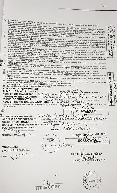 Exhibit reproduced from the original judgment