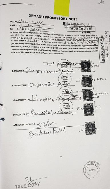 Exhibit reproduced from the original judgment